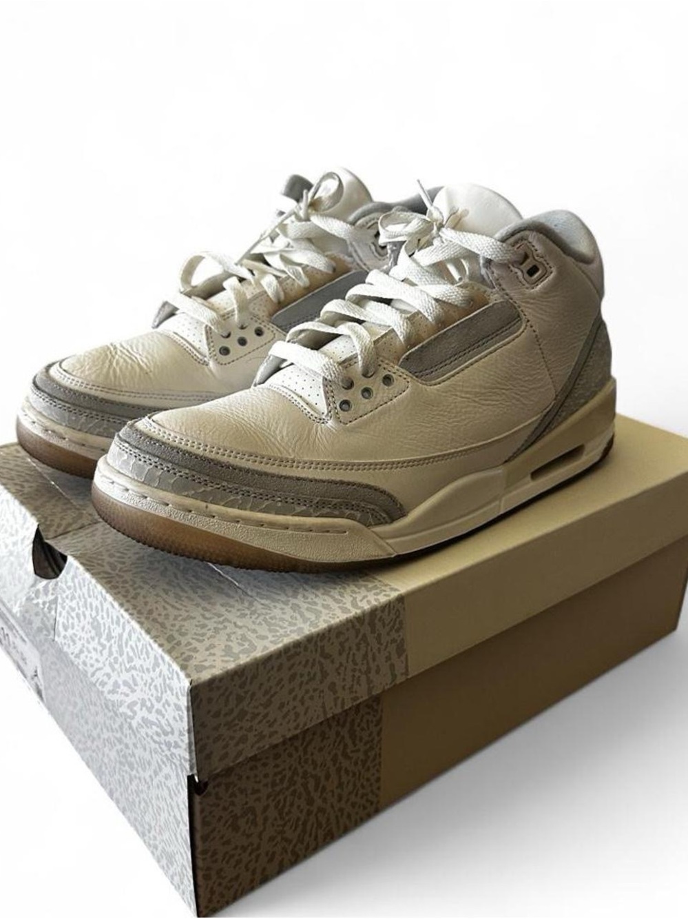 Mens Jordan 3 Retro Craft “Ivory”